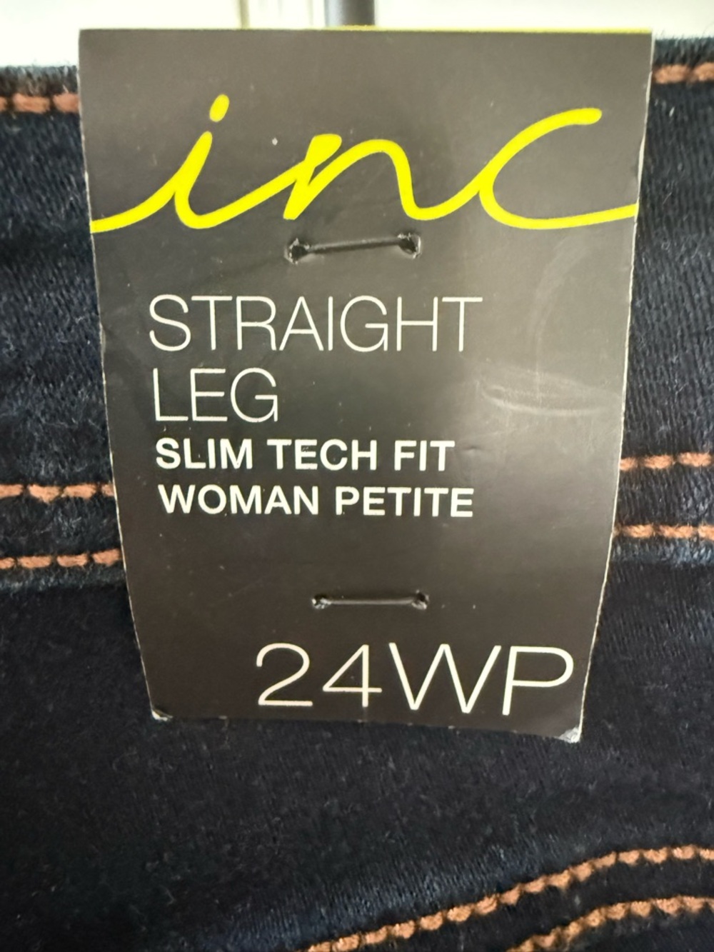 Women’s Straight Leg Slim Tech Fit 24W Petite Stretch - Picture 2 of 5